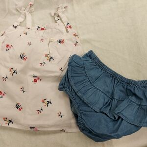 Old Navy Blue Elastic Waist Shorts